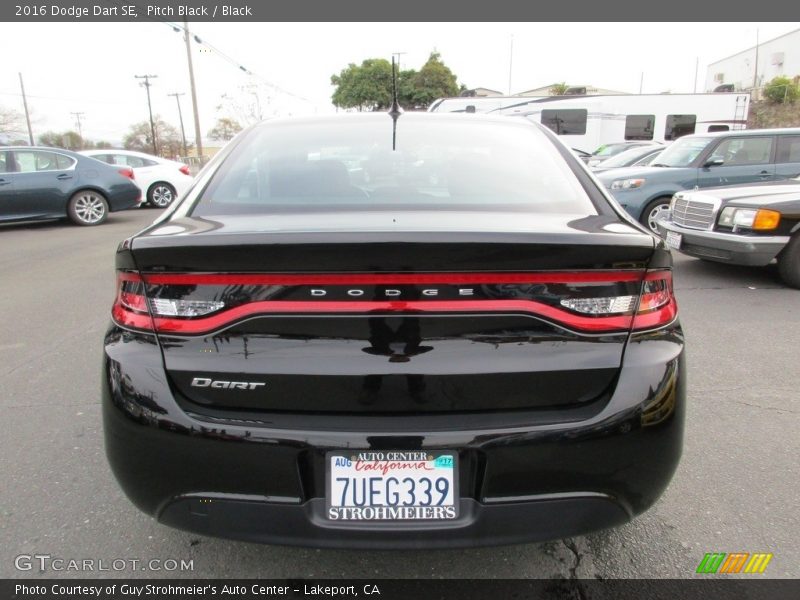 Pitch Black / Black 2016 Dodge Dart SE