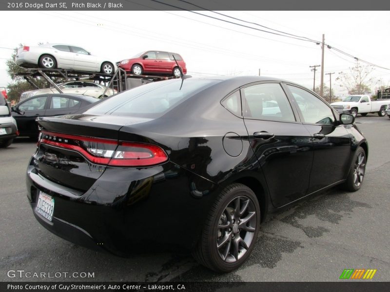 Pitch Black / Black 2016 Dodge Dart SE