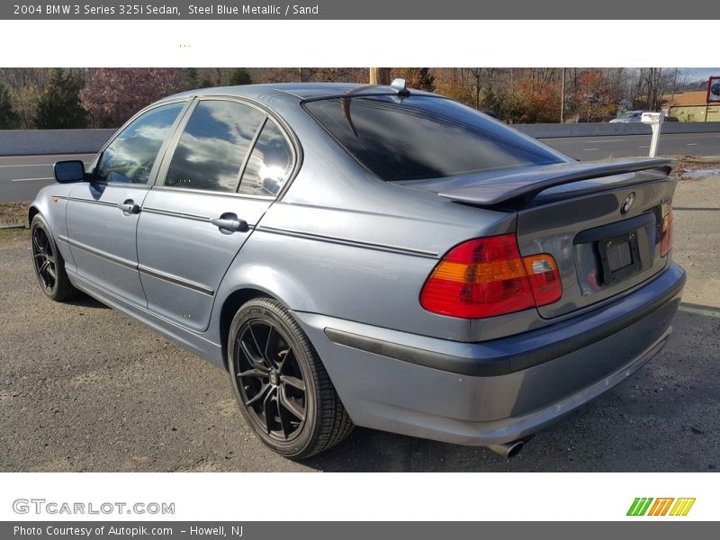 Steel Blue Metallic / Sand 2004 BMW 3 Series 325i Sedan