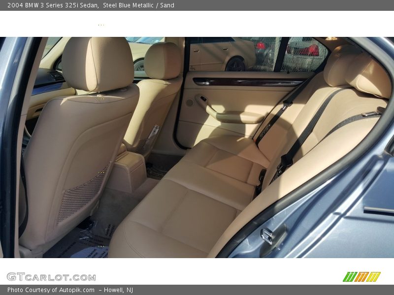 Steel Blue Metallic / Sand 2004 BMW 3 Series 325i Sedan
