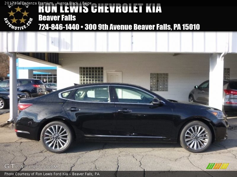 Aurora Black / Beige 2017 Kia Cadenza Premium