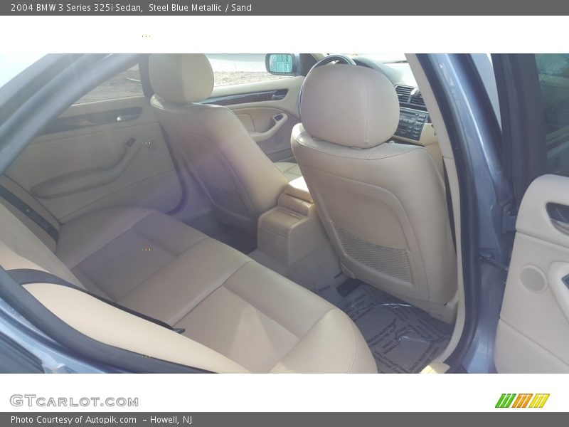Steel Blue Metallic / Sand 2004 BMW 3 Series 325i Sedan