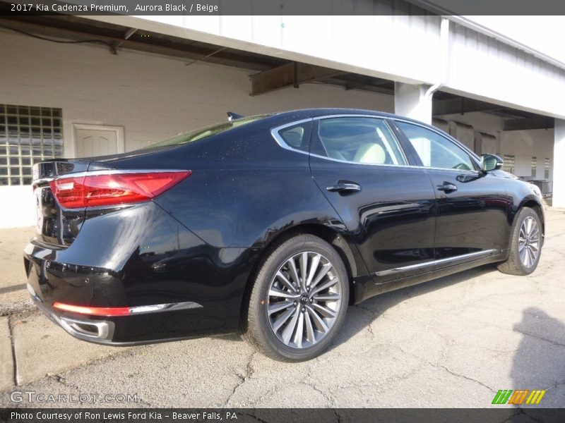 Aurora Black / Beige 2017 Kia Cadenza Premium