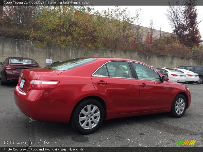 Barcelona Red Metallic / Ash 2009 Toyota Camry XLE V6