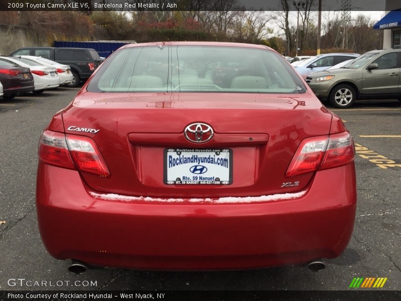 Barcelona Red Metallic / Ash 2009 Toyota Camry XLE V6