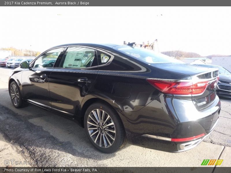 Aurora Black / Beige 2017 Kia Cadenza Premium