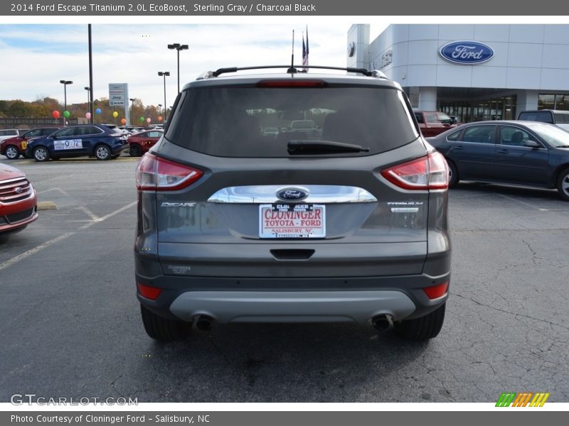 Sterling Gray / Charcoal Black 2014 Ford Escape Titanium 2.0L EcoBoost