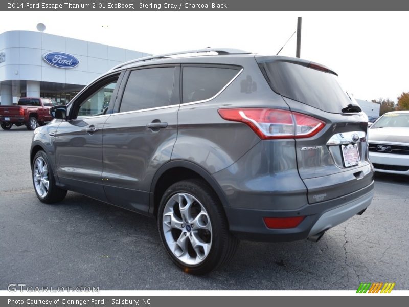Sterling Gray / Charcoal Black 2014 Ford Escape Titanium 2.0L EcoBoost