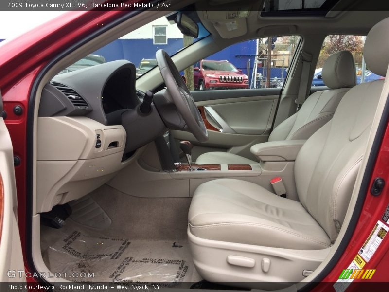 Barcelona Red Metallic / Ash 2009 Toyota Camry XLE V6