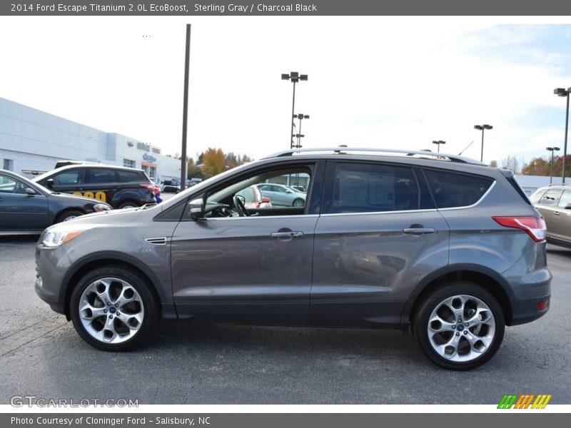 Sterling Gray / Charcoal Black 2014 Ford Escape Titanium 2.0L EcoBoost