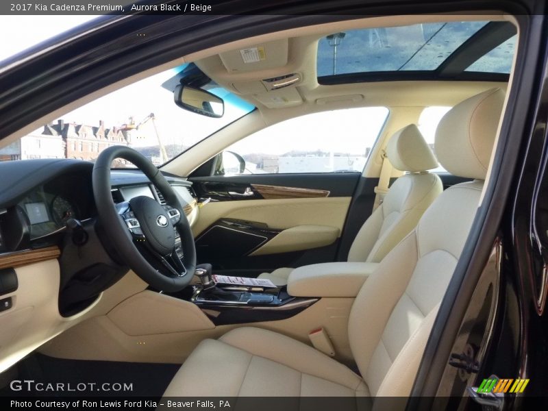  2017 Cadenza Premium Beige Interior