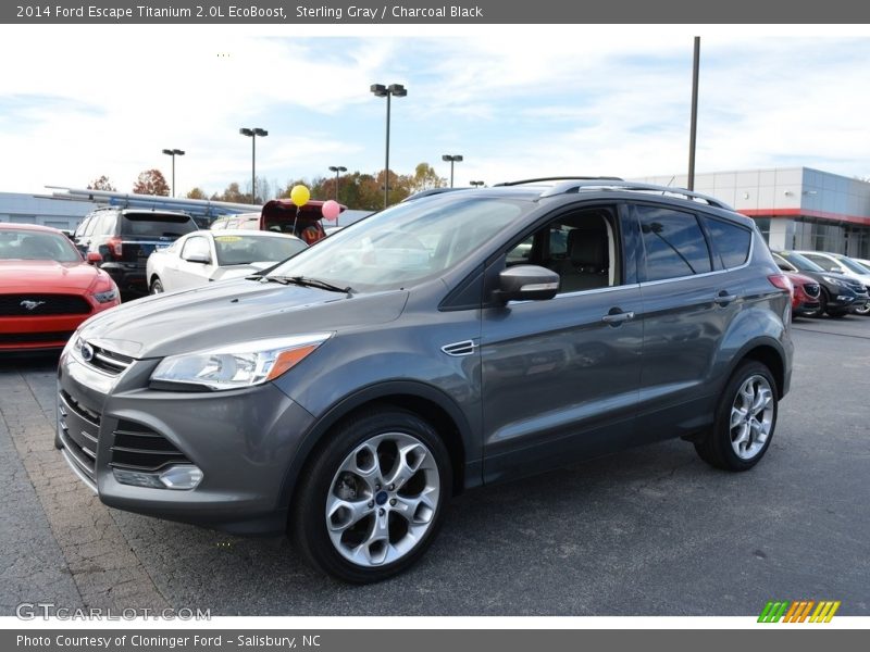 Sterling Gray / Charcoal Black 2014 Ford Escape Titanium 2.0L EcoBoost