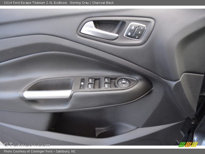Sterling Gray / Charcoal Black 2014 Ford Escape Titanium 2.0L EcoBoost