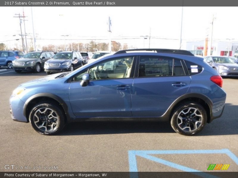 Quartz Blue Pearl / Black 2017 Subaru Crosstrek 2.0i Premium
