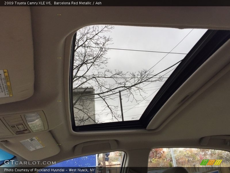 Barcelona Red Metallic / Ash 2009 Toyota Camry XLE V6