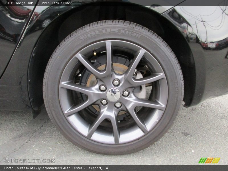 Pitch Black / Black 2016 Dodge Dart SE
