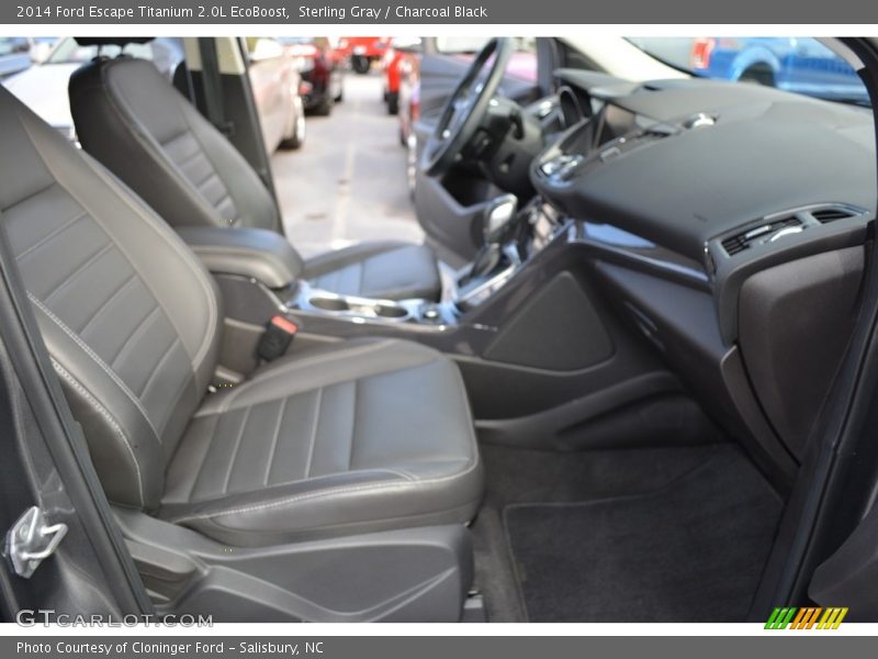Sterling Gray / Charcoal Black 2014 Ford Escape Titanium 2.0L EcoBoost