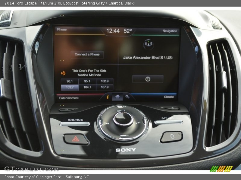 Sterling Gray / Charcoal Black 2014 Ford Escape Titanium 2.0L EcoBoost