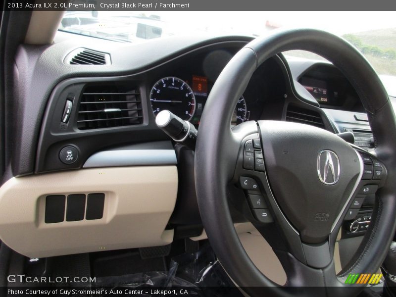 Crystal Black Pearl / Parchment 2013 Acura ILX 2.0L Premium