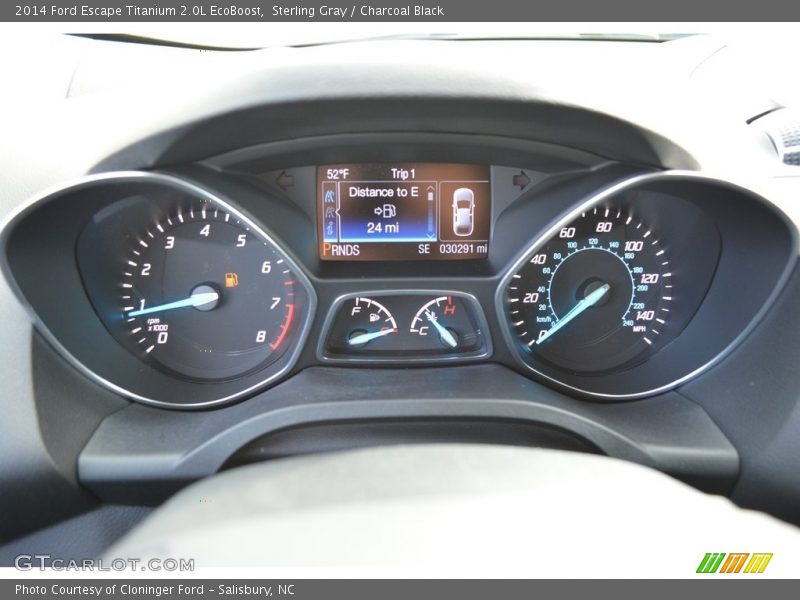 Sterling Gray / Charcoal Black 2014 Ford Escape Titanium 2.0L EcoBoost