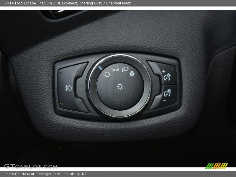 Sterling Gray / Charcoal Black 2014 Ford Escape Titanium 2.0L EcoBoost