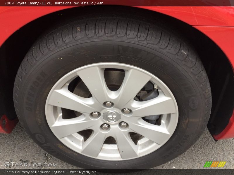 Barcelona Red Metallic / Ash 2009 Toyota Camry XLE V6