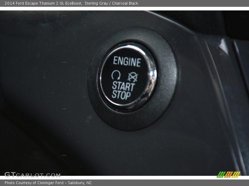 Sterling Gray / Charcoal Black 2014 Ford Escape Titanium 2.0L EcoBoost