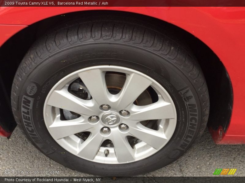 Barcelona Red Metallic / Ash 2009 Toyota Camry XLE V6