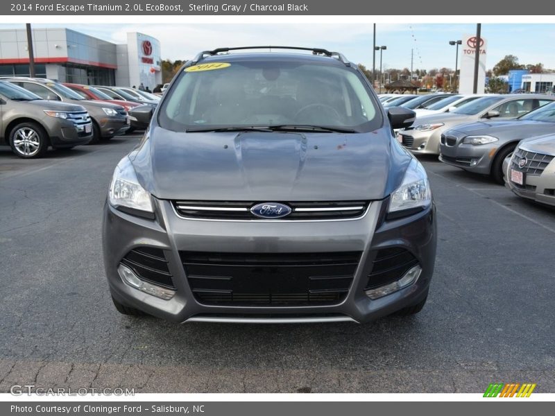 Sterling Gray / Charcoal Black 2014 Ford Escape Titanium 2.0L EcoBoost