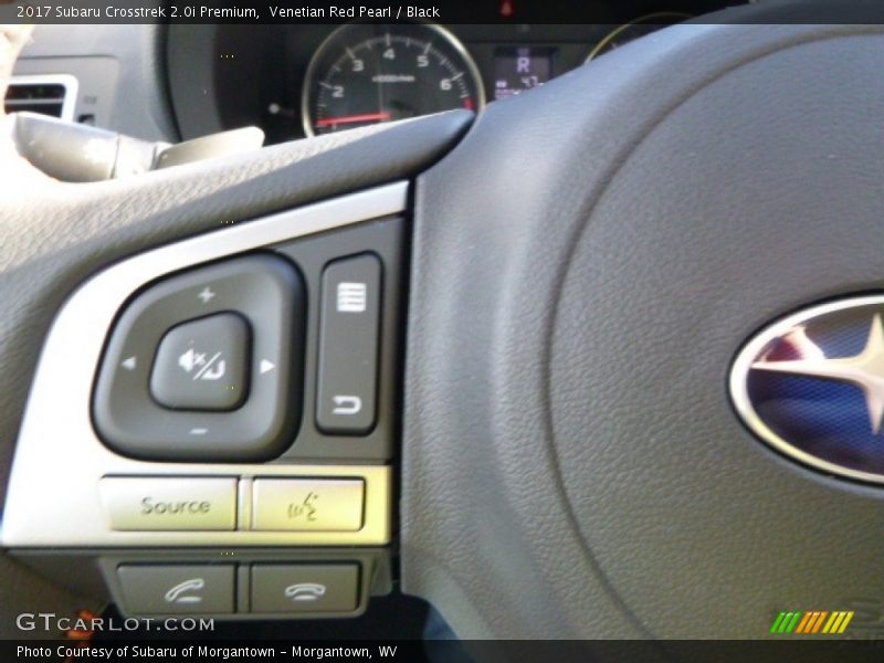 Venetian Red Pearl / Black 2017 Subaru Crosstrek 2.0i Premium
