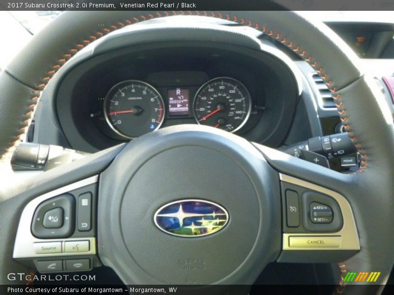 Venetian Red Pearl / Black 2017 Subaru Crosstrek 2.0i Premium