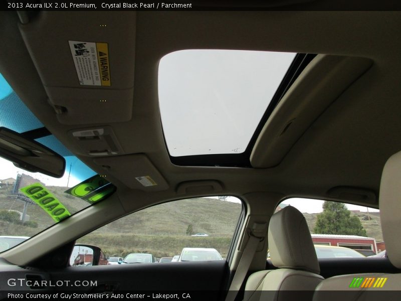 Crystal Black Pearl / Parchment 2013 Acura ILX 2.0L Premium