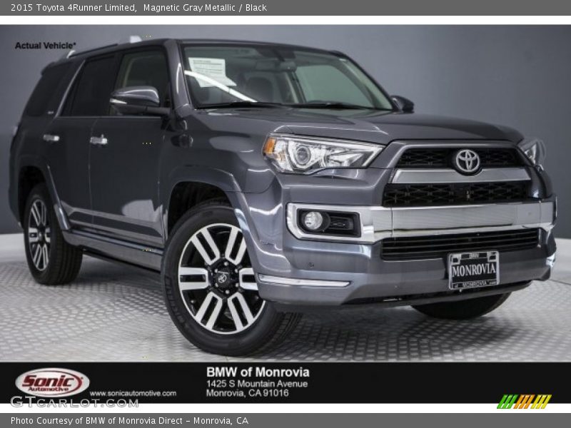 Magnetic Gray Metallic / Black 2015 Toyota 4Runner Limited