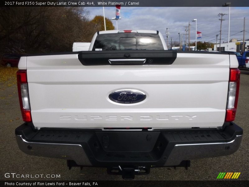 White Platinum / Camel 2017 Ford F350 Super Duty Lariat Crew Cab 4x4