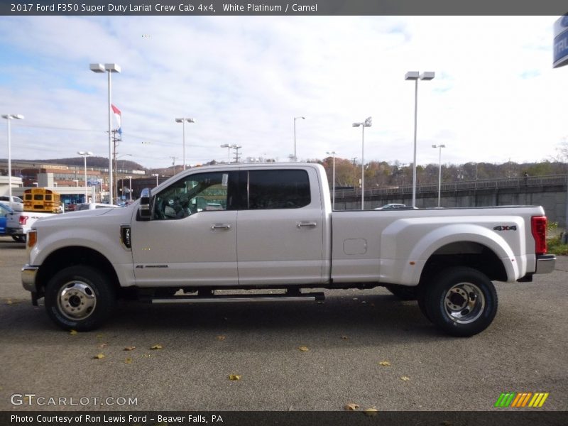  2017 F350 Super Duty Lariat Crew Cab 4x4 White Platinum
