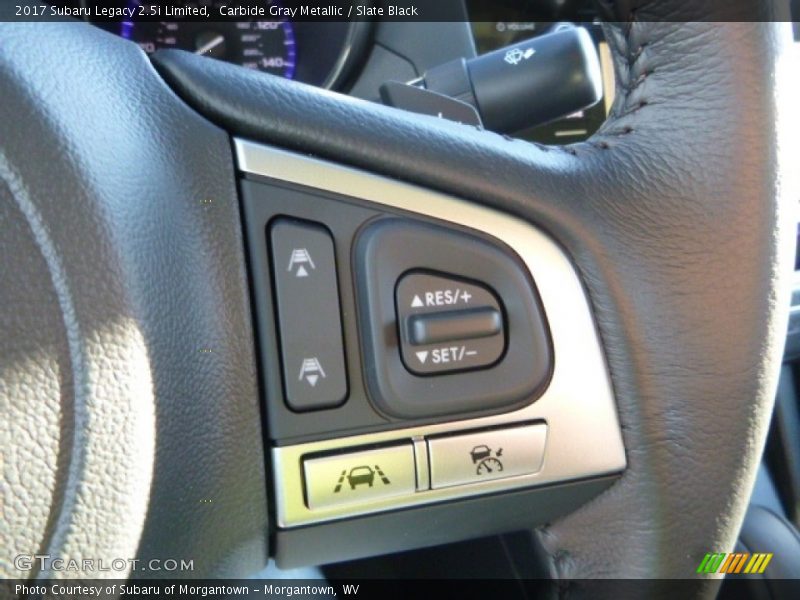 Carbide Gray Metallic / Slate Black 2017 Subaru Legacy 2.5i Limited