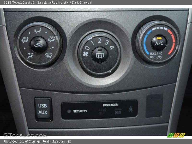 Barcelona Red Metallic / Dark Charcoal 2013 Toyota Corolla S
