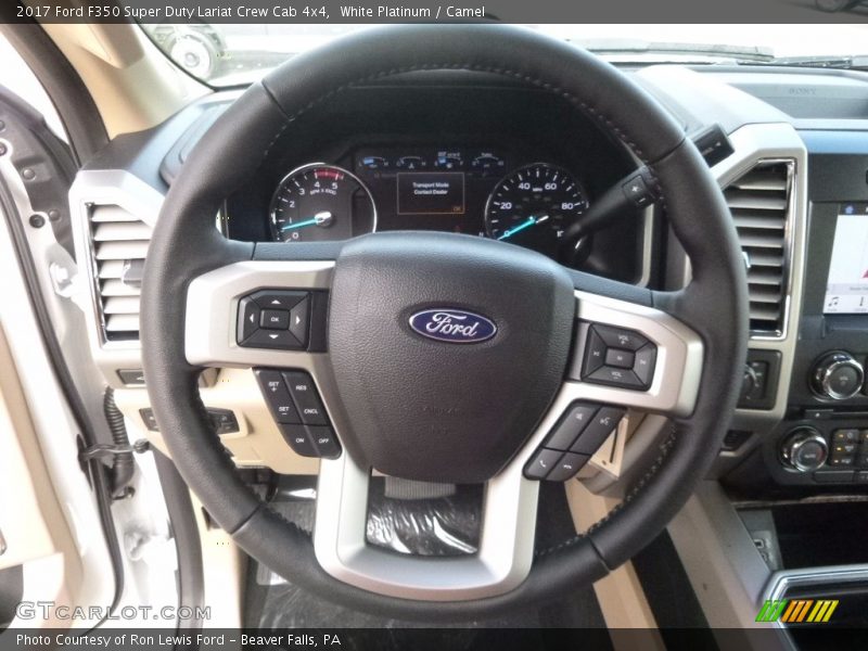  2017 F350 Super Duty Lariat Crew Cab 4x4 Steering Wheel