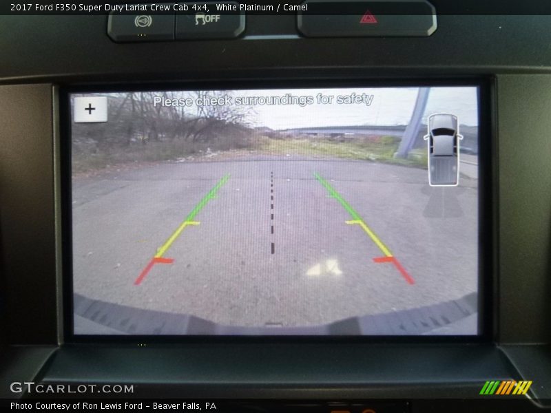 White Platinum / Camel 2017 Ford F350 Super Duty Lariat Crew Cab 4x4