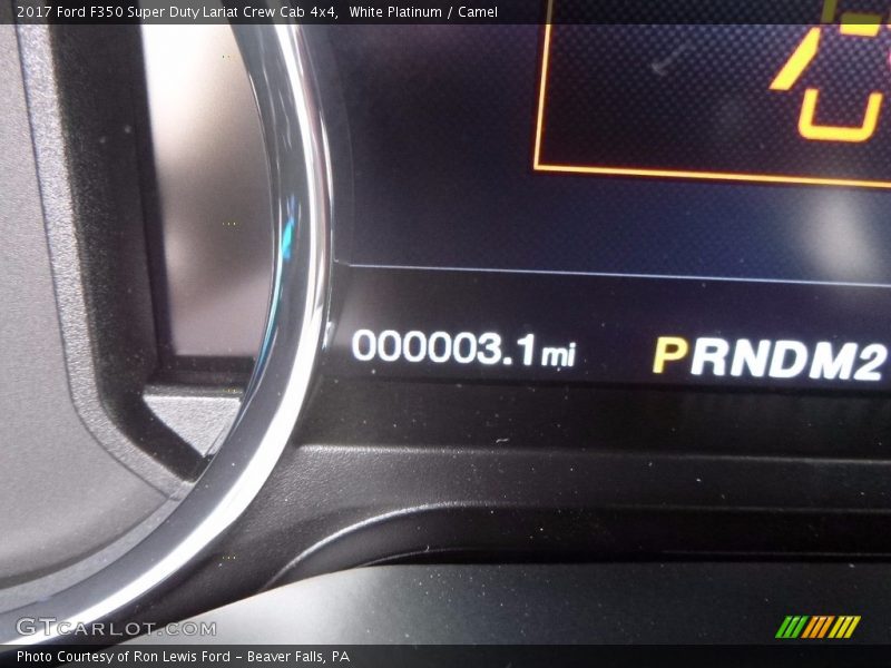 White Platinum / Camel 2017 Ford F350 Super Duty Lariat Crew Cab 4x4