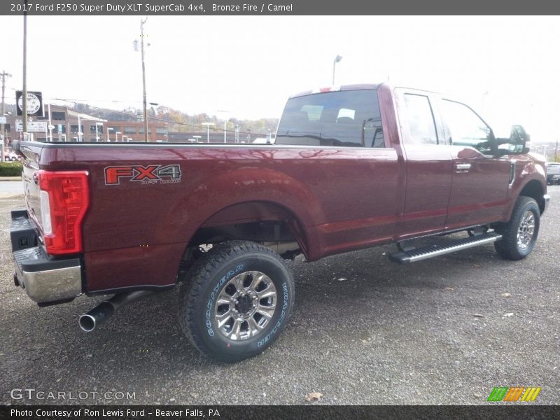 Bronze Fire / Camel 2017 Ford F250 Super Duty XLT SuperCab 4x4