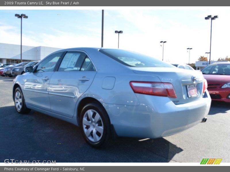 Sky Blue Pearl / Ash 2009 Toyota Camry LE