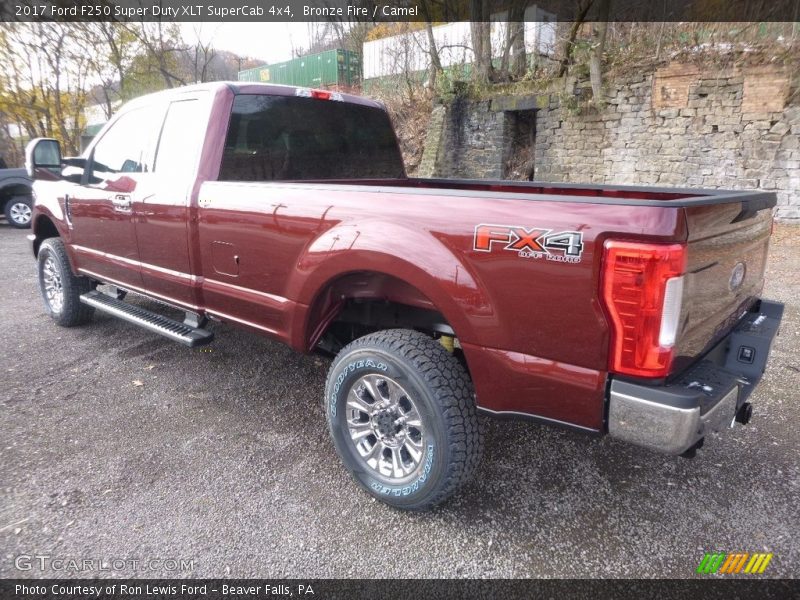 Bronze Fire / Camel 2017 Ford F250 Super Duty XLT SuperCab 4x4