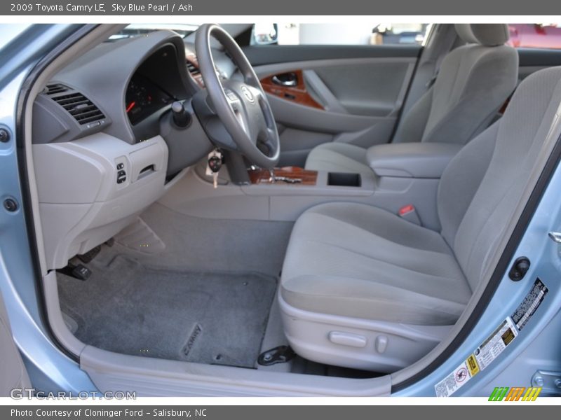 Sky Blue Pearl / Ash 2009 Toyota Camry LE