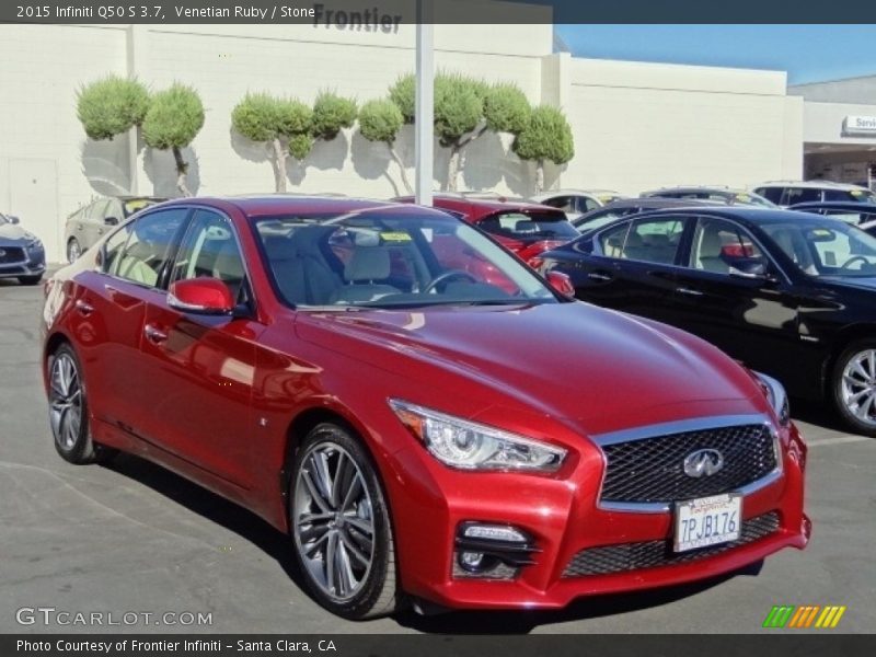 Venetian Ruby / Stone 2015 Infiniti Q50 S 3.7