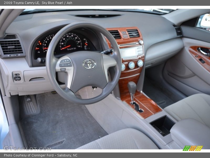 Sky Blue Pearl / Ash 2009 Toyota Camry LE