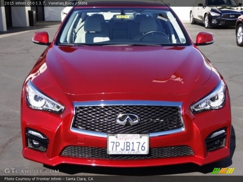 Venetian Ruby / Stone 2015 Infiniti Q50 S 3.7