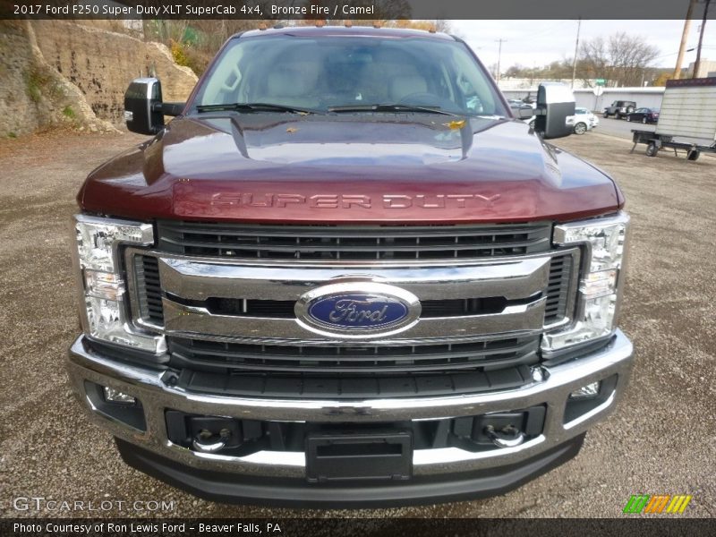 Bronze Fire / Camel 2017 Ford F250 Super Duty XLT SuperCab 4x4