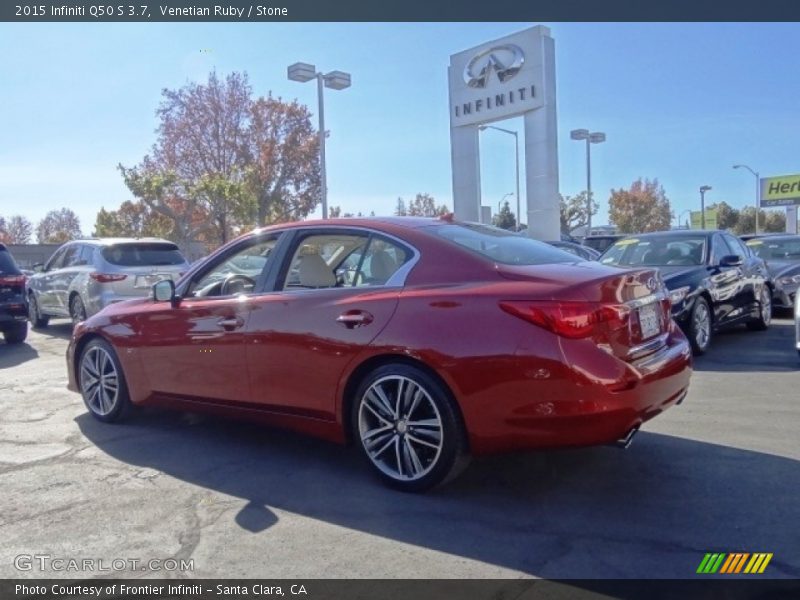 Venetian Ruby / Stone 2015 Infiniti Q50 S 3.7