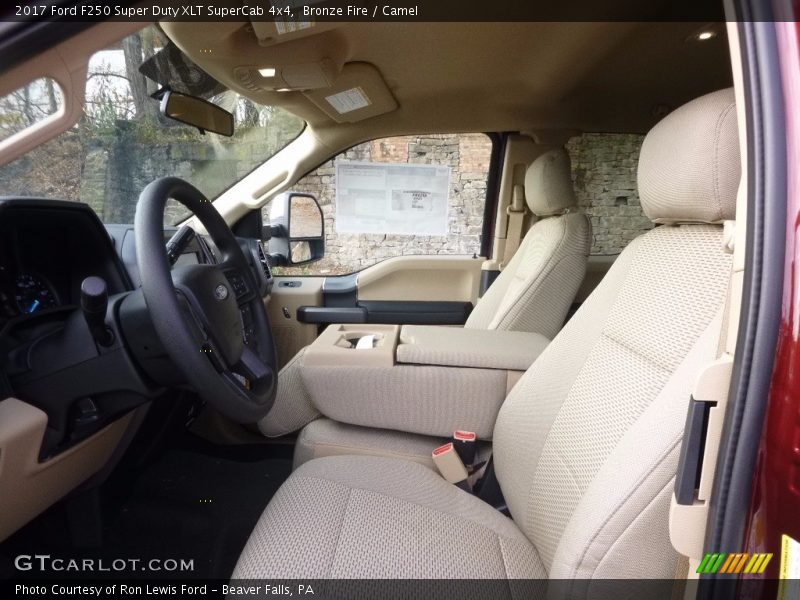 Bronze Fire / Camel 2017 Ford F250 Super Duty XLT SuperCab 4x4